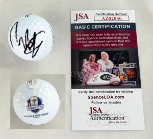Francesco Molinari Signed Golf Ball 2018 The Open Championship JSA