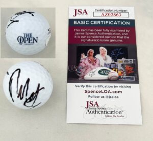 Francesco Molinari Signed Golf Ball 2018 The Open Championship JSA
