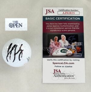 Louis Oosthuizen Signed Golf Ball 2010 The Open Championship JSA 1