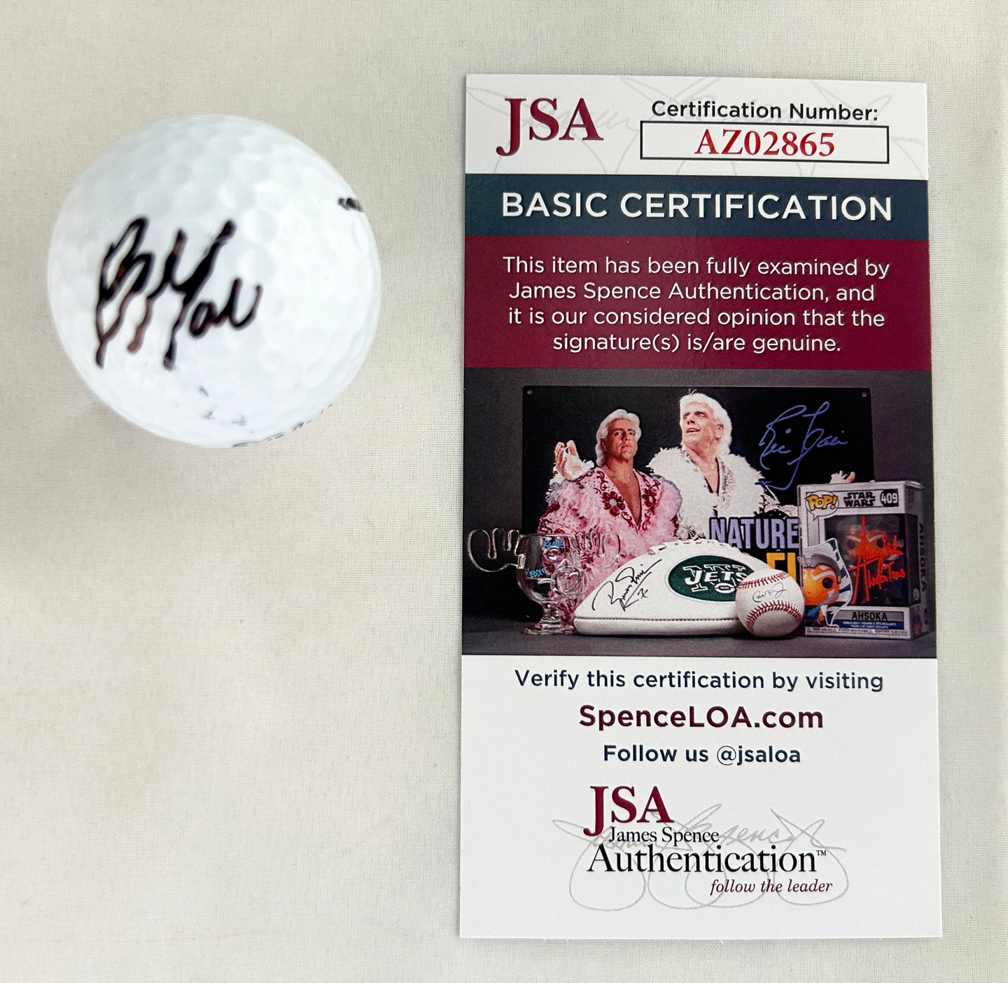 Robert MacIntyre Signed Golf Ball 2023 Ryder Cup JSA 4