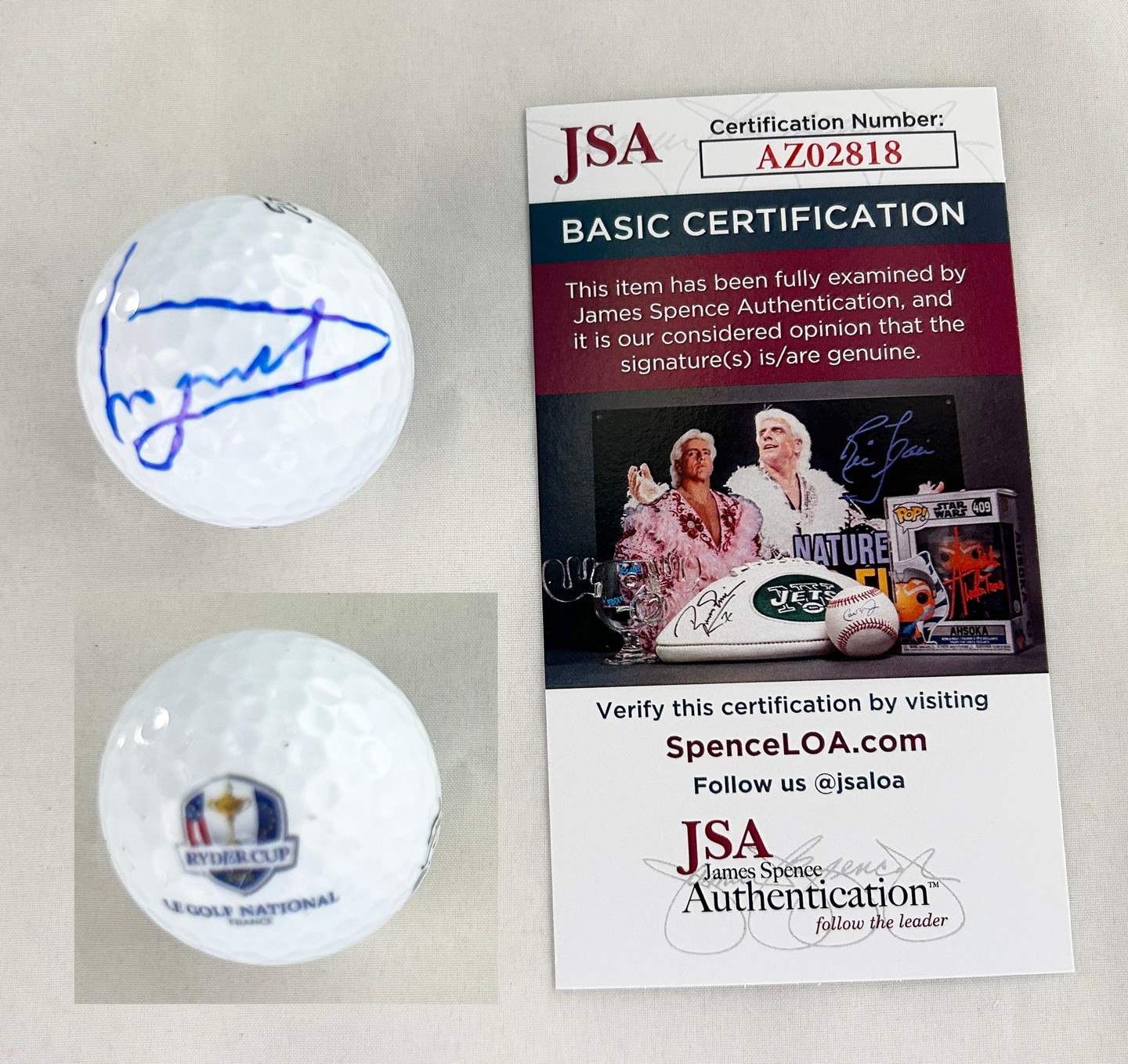 Luke Donald Signed Golf Ball 2023 Ryder Cup JSA