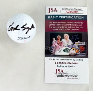 Gordon Sargent Signed Golf Ball JSA