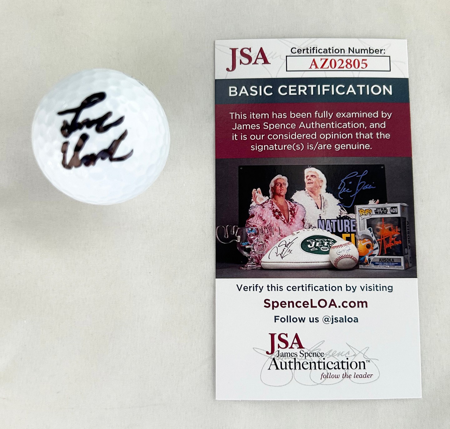 Luke Clanton Signed Golf Ball JSA
