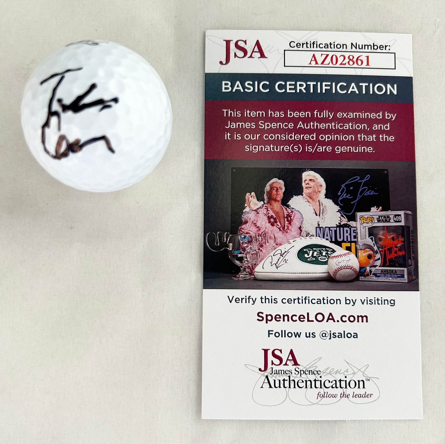 Talor Gooch Signed Golf Ball JSA
