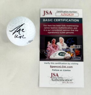 KH Lee Signed Golf Ball JSA