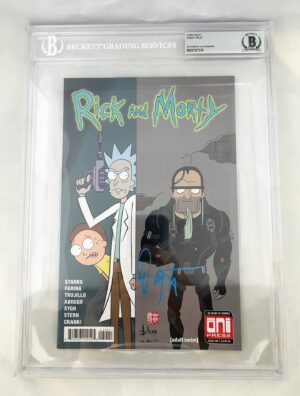 Danny Trejo Signed Comic Book Rick & Morty Jaguar Beckett BAS 1