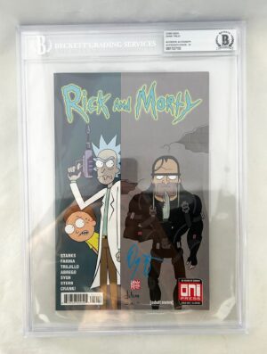 Danny Trejo Signed Comic Book Rick & Morty Jaguar Beckett BAS 3