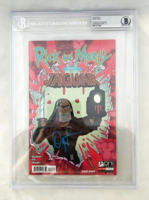 Danny Trejo Signed Comic Book Rick & Morty Jaguar Beckett BAS 4