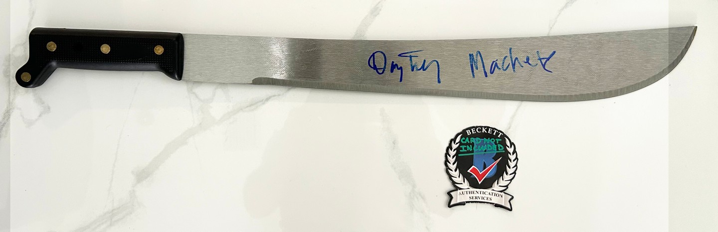 Danny Trejo Signed Machete Beckett BAS 5