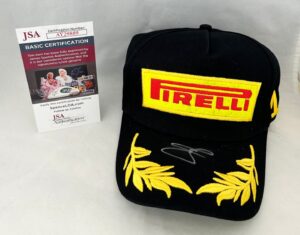 Oliver Bearman Signed Hat Ferrari Haas 1 Formula 1 JSA 2