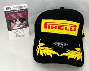 Oliver Bearman Signed Hat Ferrari Haas 1 Formula 1 JSA 3