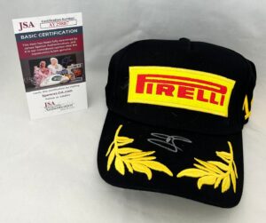 Oliver Bearman Signed Hat Ferrari Haas 1 Formula 1 JSA 4