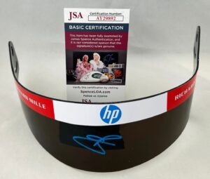 Oliver Bearman Signed Helmet Visor 1:1 Ferrari Haas Formula 1 JSA