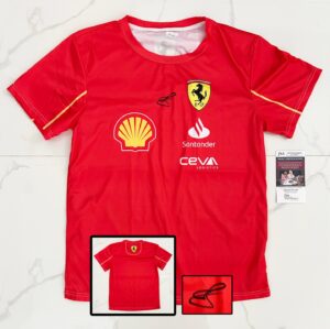 Oliver Bearman Signed Shirt Ferrari Haas Formula 1 JSA
