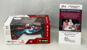 Valtteri Bottas Signed Car 1:43 Alfa Romeo F1 Formula 1 JSA 2