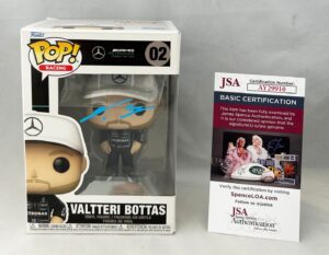 Valtteri Bottas Signed Funko Pop Mercedes F1 Formula 1 JSA 1