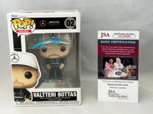 Valtteri Bottas Signed Funko Pop Mercedes F1 Formula 1 JSA 3