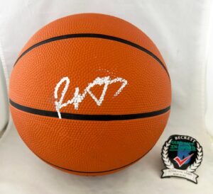 Richard Hamilton Signed Basketball Detroit Pistons Rip Beckett BAS