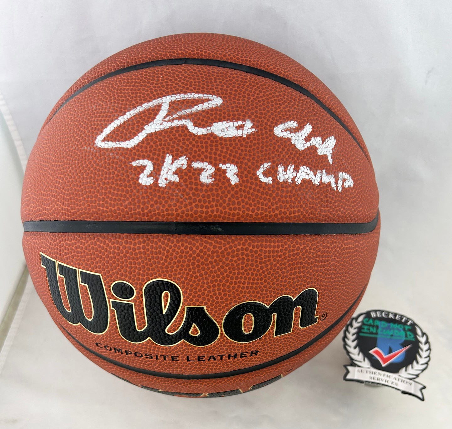 Andre Jackson Jr Signed Basketball Uconn Huskies Beckett BAS