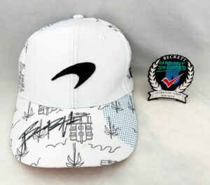 Bianca Bustamante Signed Hat McLaren 2024 Miami GP F1 Academy Formula 1 Beckett BAS 1