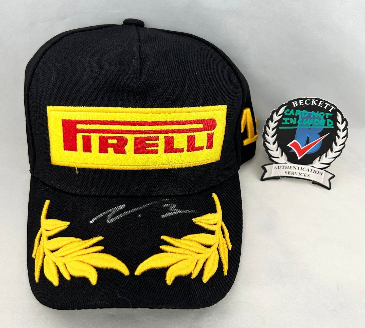 Valtteri Bottas Signed Hat Pirelli Formula 1 Beckett BAS 1