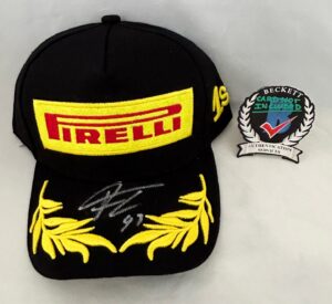 Franco Colapinto Signed Hat Pirelli Williams Formula 1 Beckett BAS