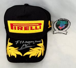 Marta Garcia Lopez Signed Hat Pirelli 2023 F1 Academy Champion Formula 1 Beckett BAS 1