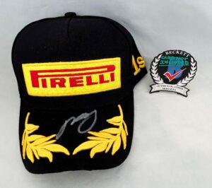 Zhou Guanyu Signed Hat Pirelli Stake Alfa Romeo Formula 1 Beckett BAS