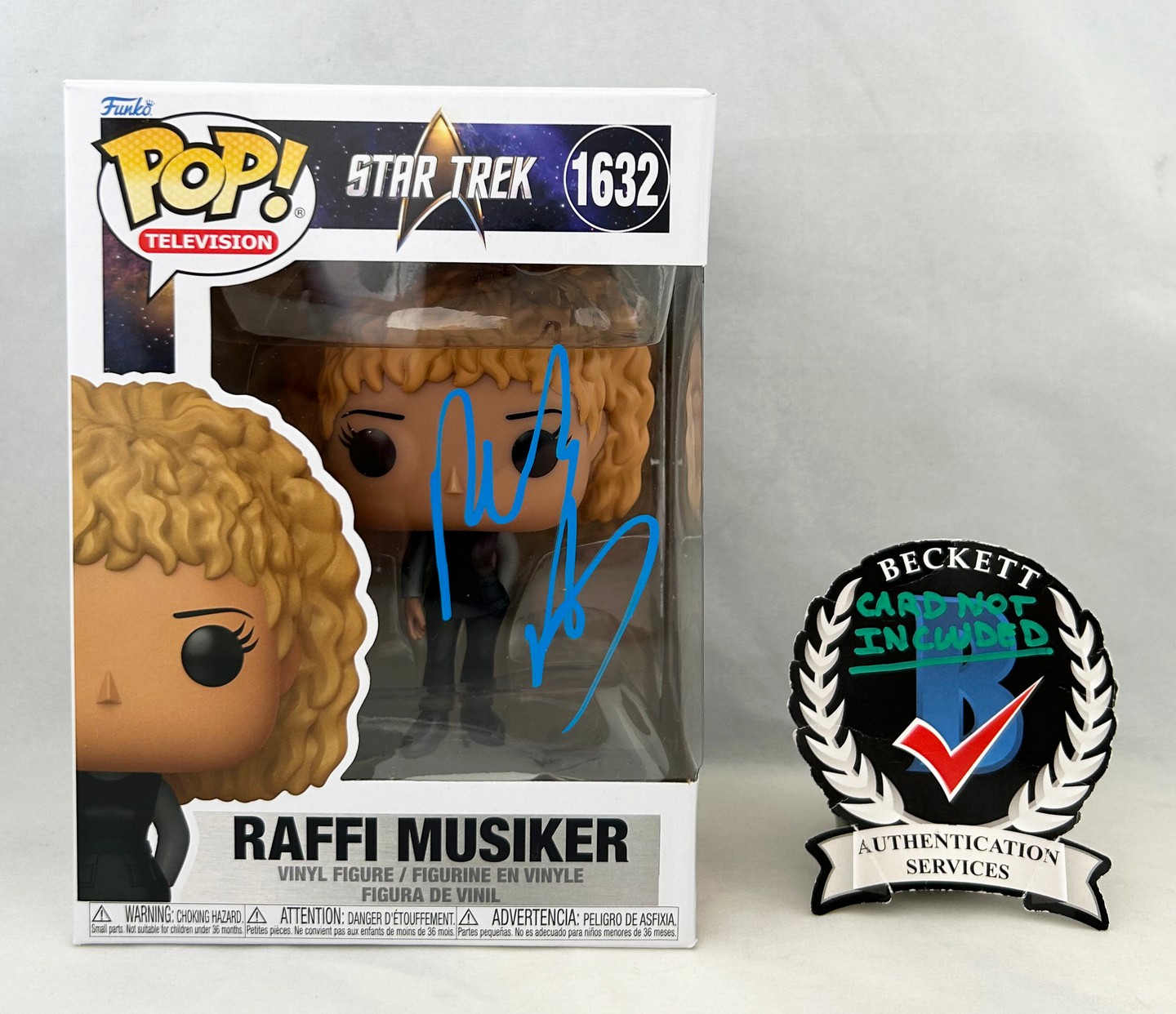 Michelle Hurd Signed Funko Pop Star Trek Picard Raffi Musiker Beckett BAS