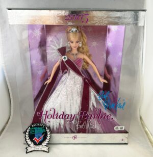 Bob Mackie Signed 2005 Holiday Barbie Beckett BAS