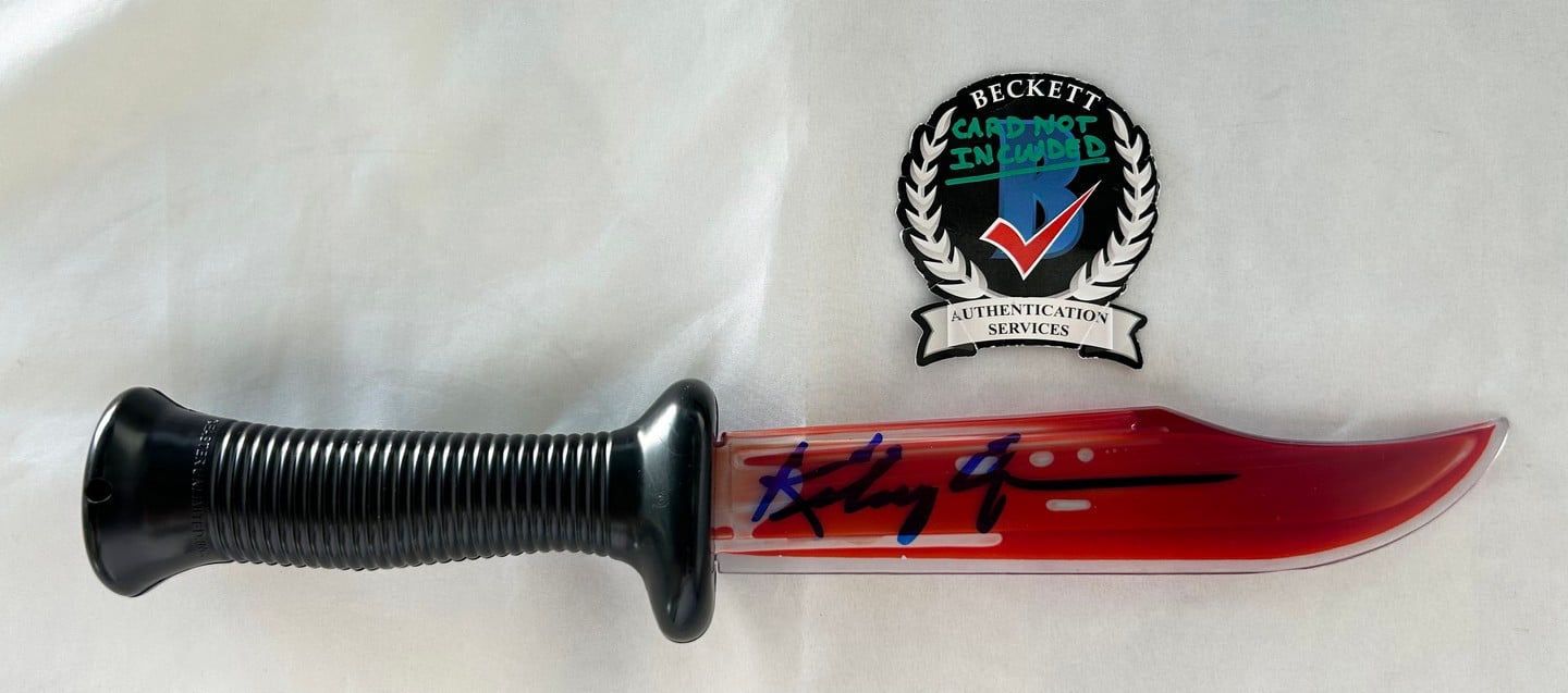 Kelsey Grammer Signed Knife Simpsons Sideshow Bob Beckett BAS