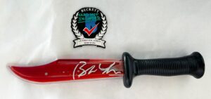 Brad Loree Signed Knife Halloween Michael Myers Beckett BAS