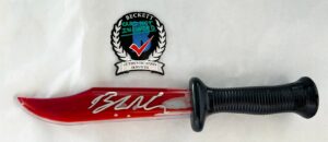 Brad Loree Signed Knife Halloween Michael Myers Beckett BAS 1