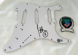John 5 Signed Electric Pickguard Beckett BAS