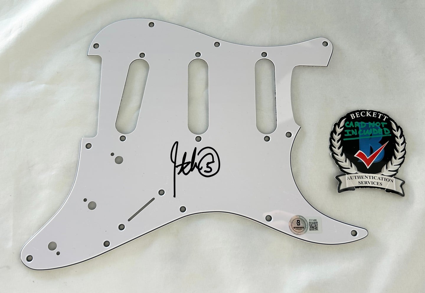 John 5 Signed Electric Pickguard Beckett BAS 2