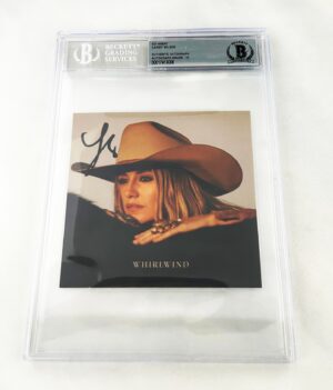 Lainey Wilson Signed CD Cover Whirlwind Beckett BAS