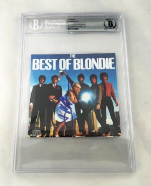 Debbie Harry Signed CD Cover Blondie Beckett BAS
