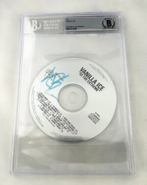 Vanilla Ice Signed CD To The Extreme Beckett BAS