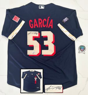 Adolis Garcia Signed Jersey 2021 All Star Texas Rangers Beckett BAS