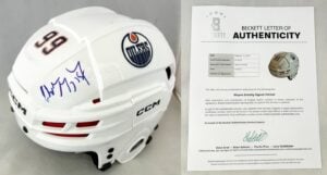 Wayne Gretzky Signed Full Size Helmet Edmonton Oilers Beckett BAS