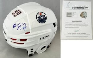 Wayne Gretzky Signed Full Size Helmet Edmonton Oilers Beckett BAS 1