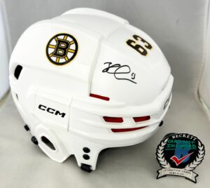 Brad Marchand Signed Full Size Helmet Boston Bruins Beckett BAS