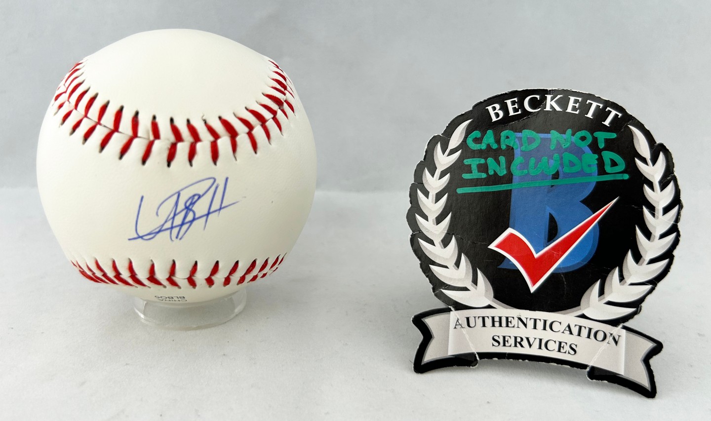 Usain Bolt Signed Baseball Olympics Gold Medalist Beckett BAS