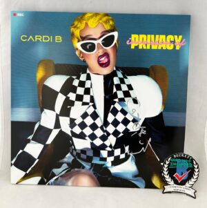 Cardi B Signed Vinyl LP Album Invasion of Privacy Beckett BAS 1