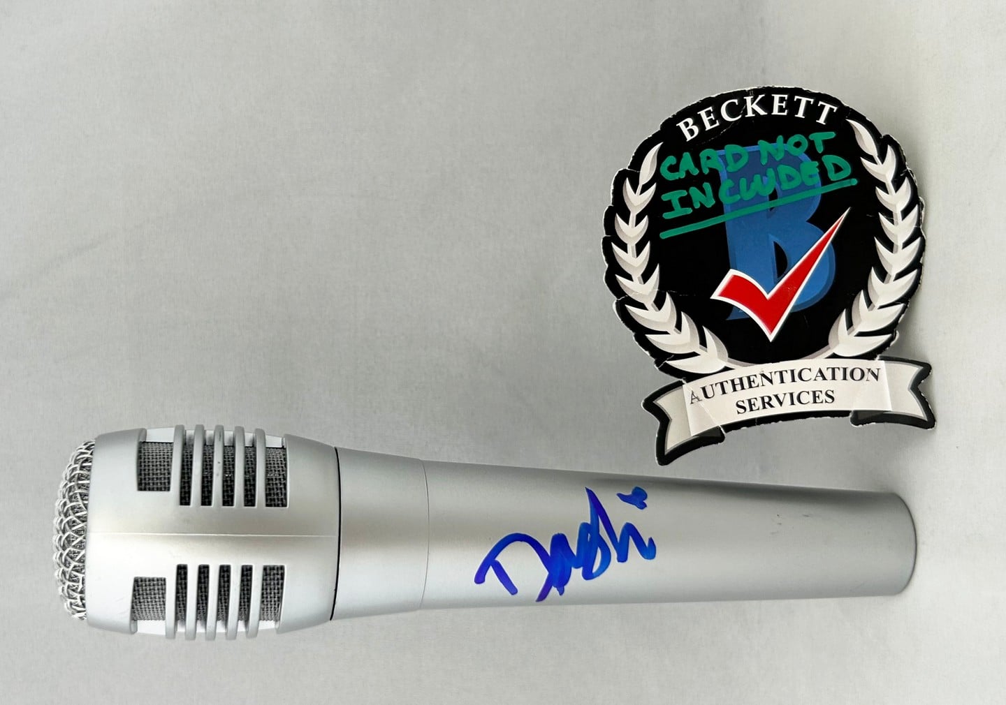 Dasha Signed Microphone Beckett BAS