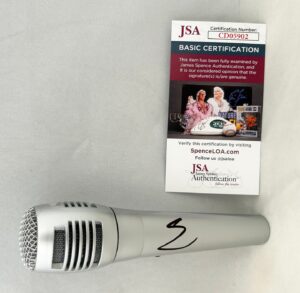 AJ McLean Signed Microphone JSA