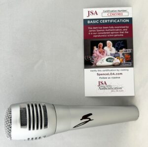 AJ McLean Signed Microphone JSA 1