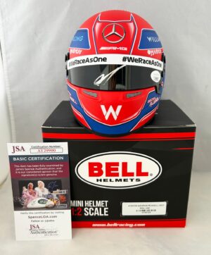 George Russell Signed Mini Helmet 1:2 2021 Mercedes Formula 1 F1 Beckett BAS