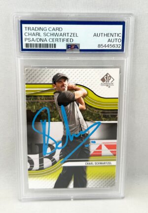 Charl Schwartzel Signed Rookie Card 2012 SP Authentic #R6 PSA/DNA