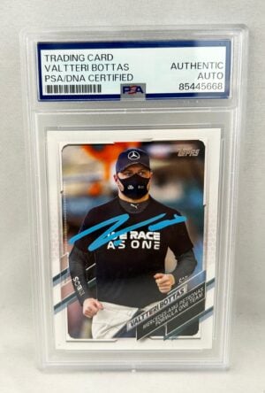 Valtteri Bottas Signed Card 2021 Topps Formula 1 #44 PSA/DNA